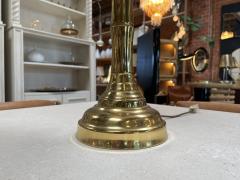 Mid Century Italian Fully Brass Table Lamp 1970s - 3257897