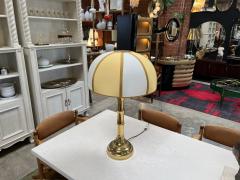 Mid Century Italian Fully Brass Table Lamp 1970s - 3257899