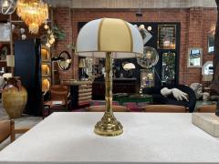 Mid Century Italian Fully Brass Table Lamp 1970s - 3257901