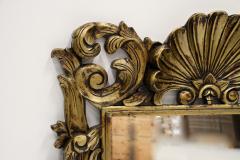 Mid Century Italian Gilt Florentine Wall Mirror Italy circa 1940 50 - 3716664