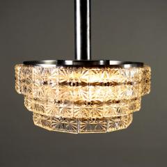 Mid Century Italian Glass Chandelier - 4376629