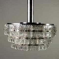 Mid Century Italian Glass Chandelier - 4376636