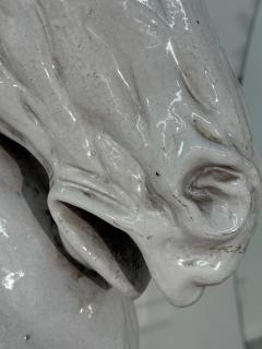 Mid Century Italian Glazed Ceramic Horse Bust - 4202922