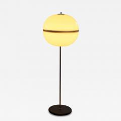 Mid Century Italian Globe Floor Lamp in Metal and Acrylic 1960s - 4610207
