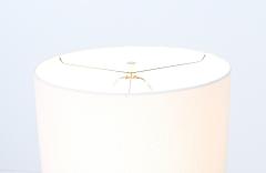 Mid Century Italian Marble Brass Pyramid Style Table Lamps - 2989202