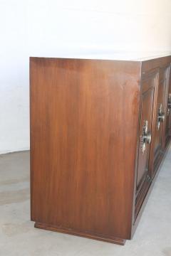 Mid Century Italian Marble Top Credenza in the manner of Baker Furniture Company - 2879834