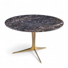 Mid Century Italian Marble and Brass Coffee Table - 4401705