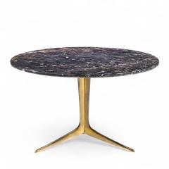 Mid Century Italian Marble and Brass Coffee Table - 4402087