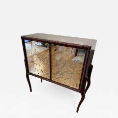 Mid Century Italian Mini Dry Bar Cabinet - 1947277