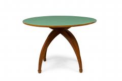 Mid Century Italian Modern Circular Breakfast Dining Table - 4172241