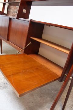 Mid Century Italian Modern Freestanding Wall Unit - 374294