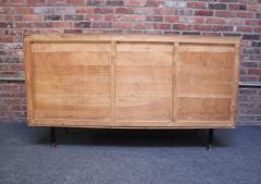 Mid Century Italian Modern Mahogany Credenza with Blue Laminate Surface - 2977713