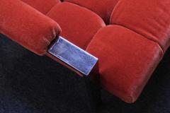 Mid Century Italian Modern Tufted Mohair and Chrome Lounge Chairs - 2427990
