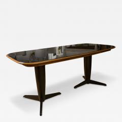 Mid Century Italian Modernist Double Pedestal Table - 3202500