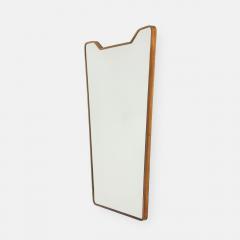 Mid Century Italian Modernist Large Rectangular Shaped Brass Wall Mirror - 4787448