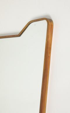 Mid Century Italian Modernist Large Rectangular Shaped Brass Wall Mirror - 4787452