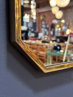 Mid Century Italian Octagonal Wall Mirror 1980s - 3307536
