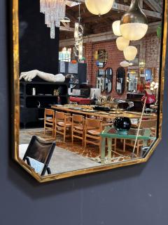 Mid Century Italian Octagonal Wall Mirror 1980s - 3307537
