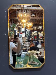 Mid Century Italian Octagonal Wall Mirror 1980s - 3307551