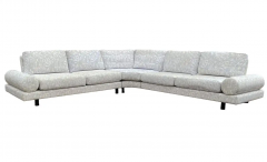 Mid Century Italian Post Modern L Shaped Sectional Sofa - 2567807