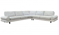 Mid Century Italian Post Modern L Shaped Sectional Sofa - 2567808