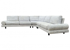 Mid Century Italian Post Modern L Shaped Sectional Sofa - 2567809