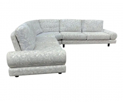 Mid Century Italian Post Modern L Shaped Sectional Sofa - 2567816