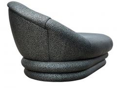 Mid Century Italian Post Modern Sculptural Chaise Lounge in Art Deco Form - 4245811