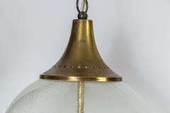 Mid Century Italian Pulegoso Globe Shaped Ceiling Light - 2383479