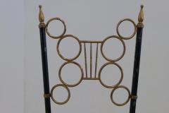 Mid Century Italian Set of 4 Chairs and Marble Table 1980s - 3146092