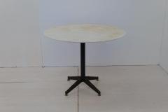 Mid Century Italian Set of 4 Chairs and Marble Table 1980s - 3146093