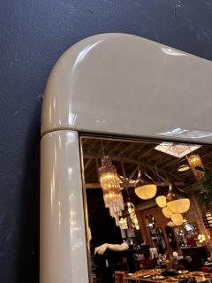 Mid Century Italian Smoked Wall Mirror 1980s - 3311335