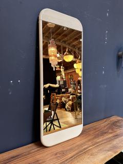 Mid Century Italian Smoked Wall Mirror 1980s - 3311337