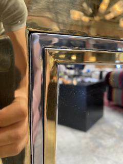 Mid Century Italian Square Wall Mirror 1970 - 2024992