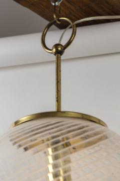 Mid Century Italian Swirl Globe Light UL certified - 2670994
