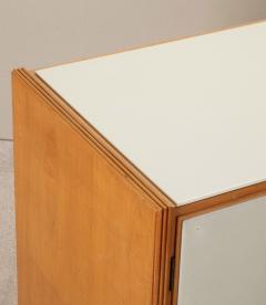 Mid Century Italian Sycamore and Brass Sideboard - 4344574