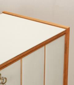 Mid Century Italian Sycamore and Brass Sideboard - 4344575
