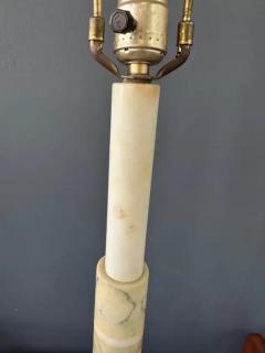 Mid Century Italian Tall Stacked Marble Lamp in Blues and Greens - 4080166