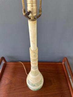 Mid Century Italian Tall Stacked Marble Lamp in Blues and Greens - 4080199