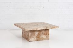 Mid Century Italian Travertine Coffee Table 1960 - 1798158