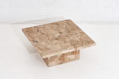 Mid Century Italian Travertine Coffee Table 1960 - 1798159