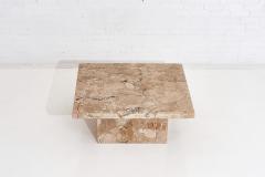 Mid Century Italian Travertine Coffee Table 1960 - 1798162