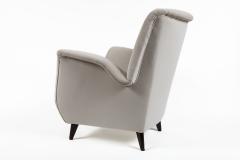 Mid Century Italian Upholstered Lounge Chairs - 4096228