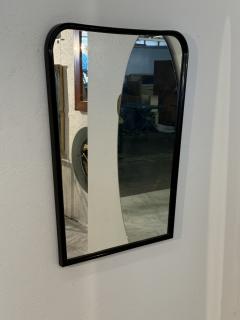 Mid Century Italian Wall Mirror with Black Frame 1950s - 4348502