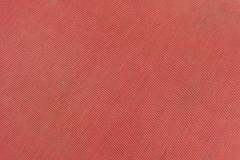 Mid Century Italian Walnut Red Upholstered Ottoman - 4660938