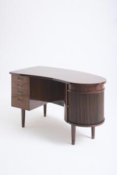 Mid Century Kidney Shape Desk - 4809589