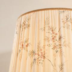 Mid Century Large Dark Blue Table Lamp with Wonderful Original Shade 1960s - 4608815