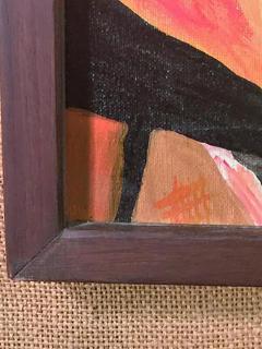 Mid Century Large Scale Modern Bright Abstract Surrealist Painting - 435474