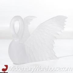 Mid Century Large Swan Figurine - 3319039
