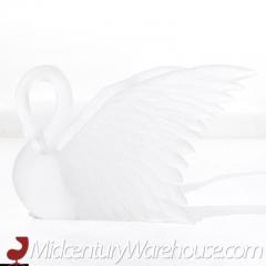 Mid Century Large Swan Figurine - 3319044